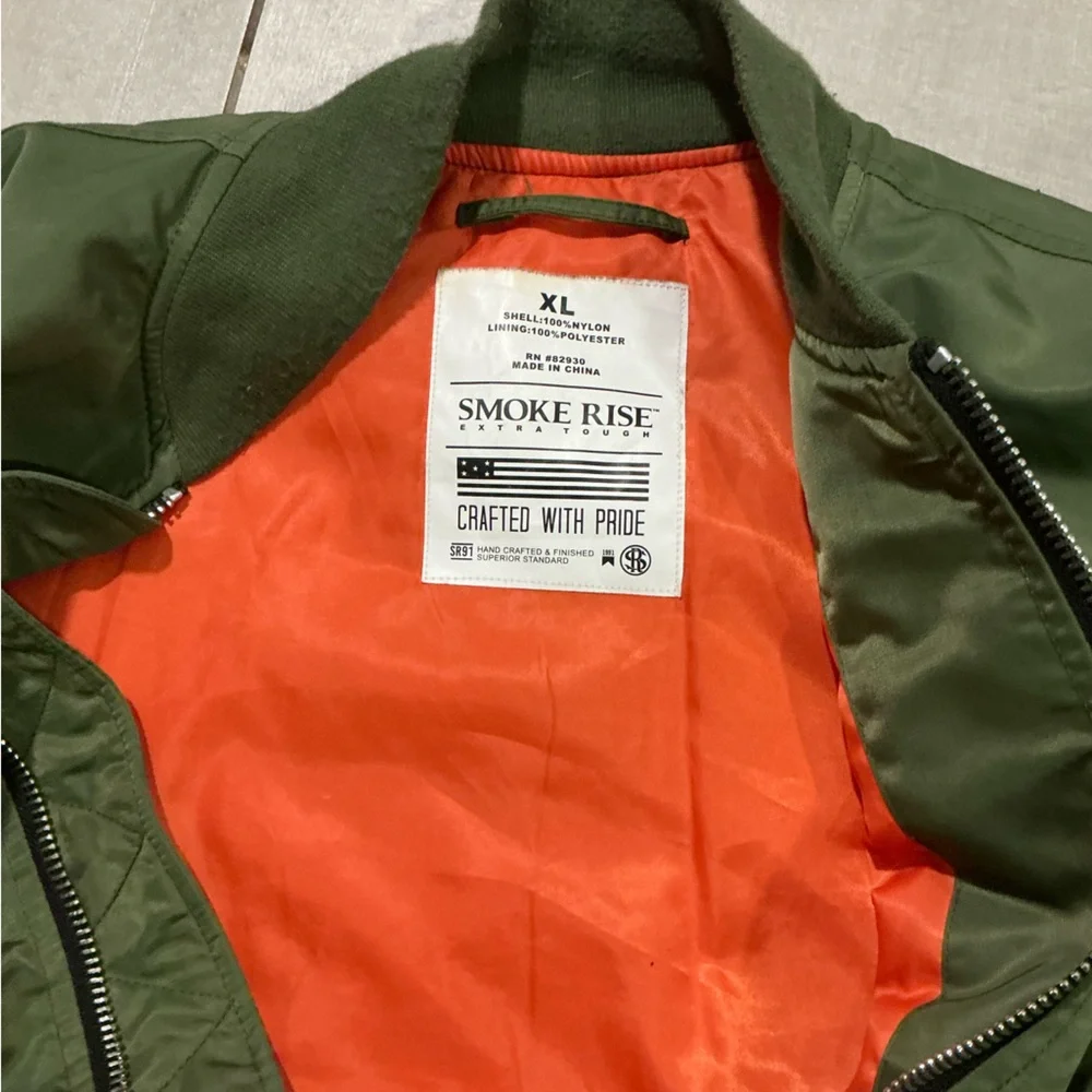 Smoke Rise Green and Orange Jacket - Picture 2 of 5